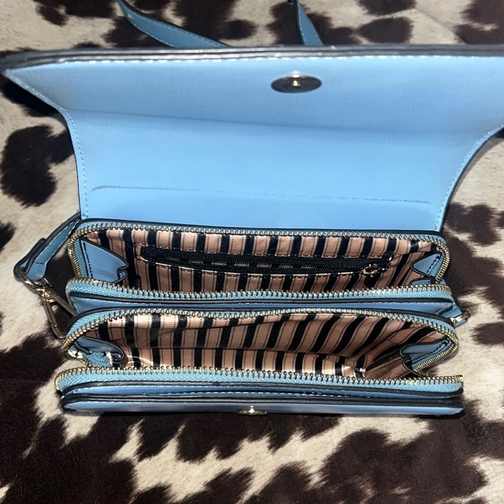 Blue glamour shop boutique classy purse set - Picture 3 of 4